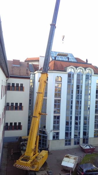 Üvegtábla daruzás