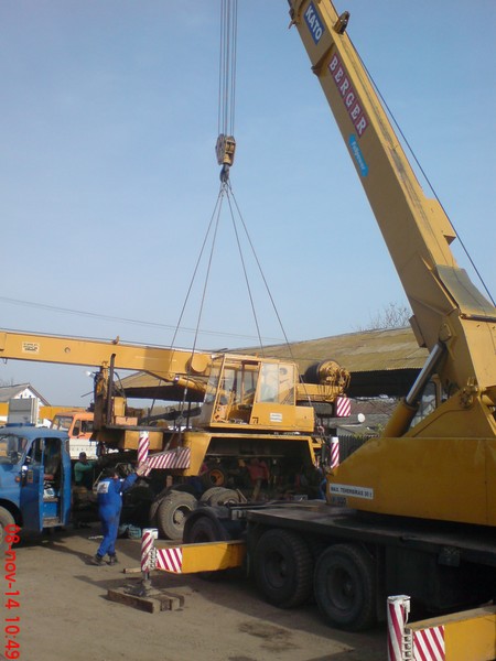 Járművek daruzása