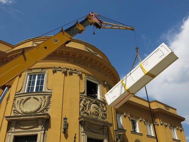 Repülőgép modul emelés